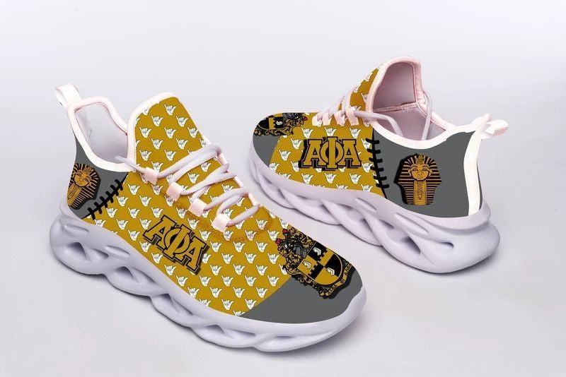 Wonder Print Footwear – Alpha Phi Alpha Hand Sign Clunky Sneakers Lt10