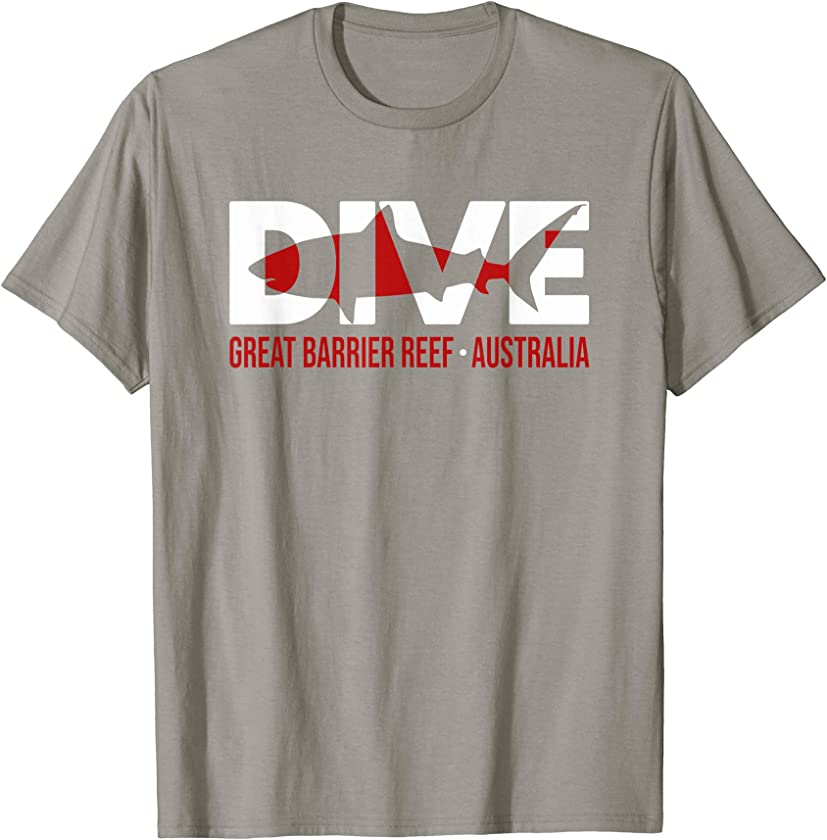 SHARK DIVE Great Barrier Reef Australia DIVING T Shirt