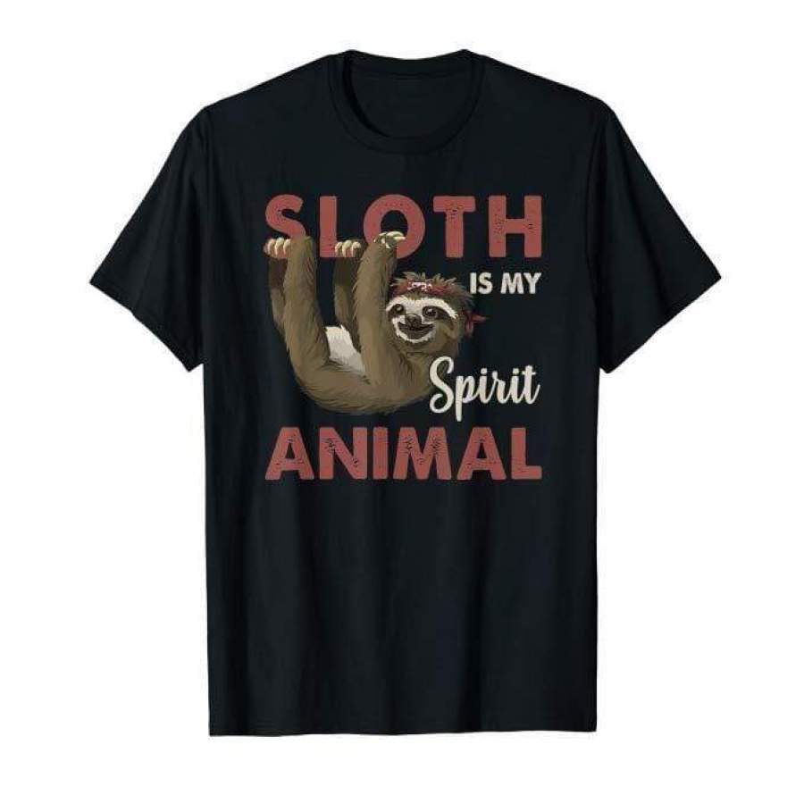 Sloth is my Spirit Animal Funny T-shirt #0909HL