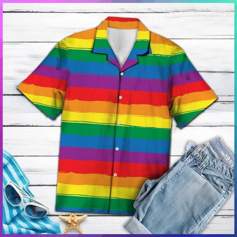 Rainbow Multicolor Amazing Design Hawaii Shirt Ha49807