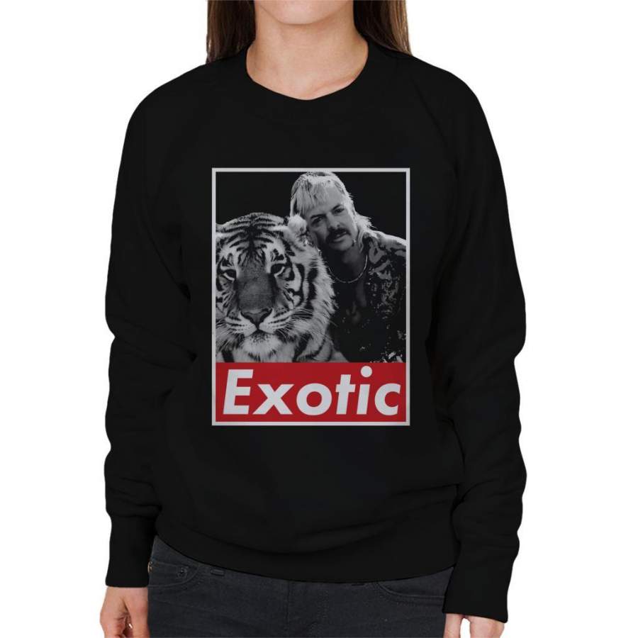 Joe Exotic Retro Tiger King Women’s Sweatshirt