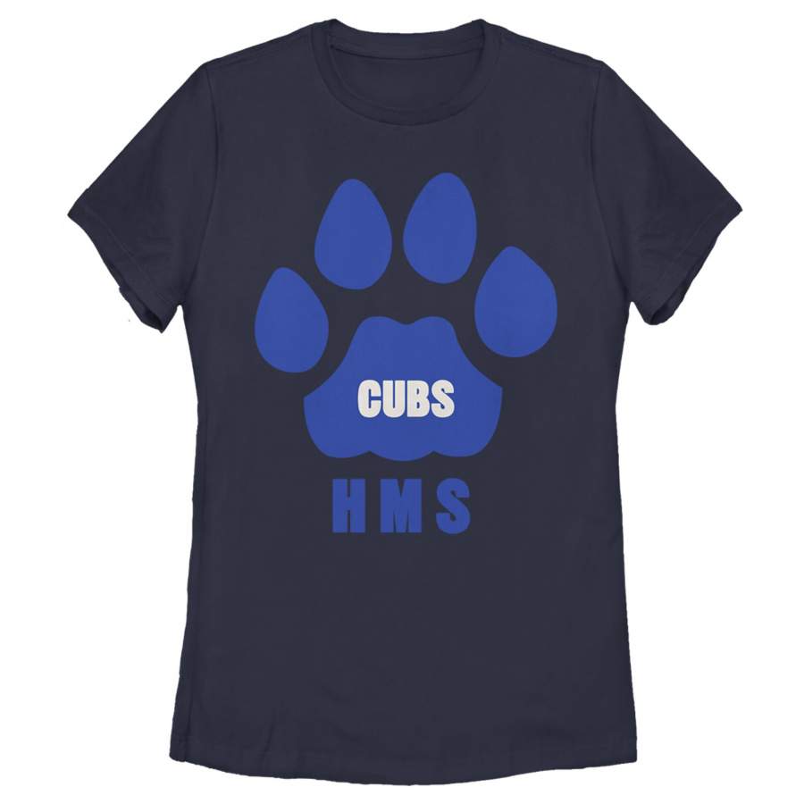 Stranger Things Women’s Hawkins Middle School Cubs Logo  T Shirt