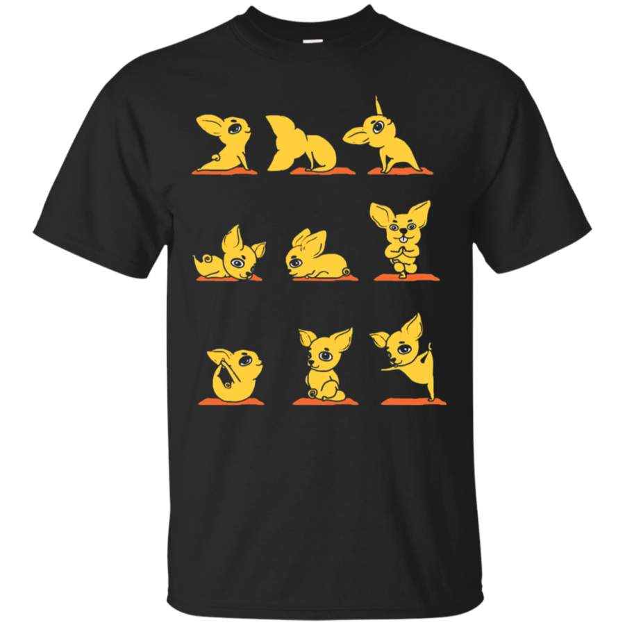 AGR Chihuahua Small Pet Practicing Yoga T-Shirt