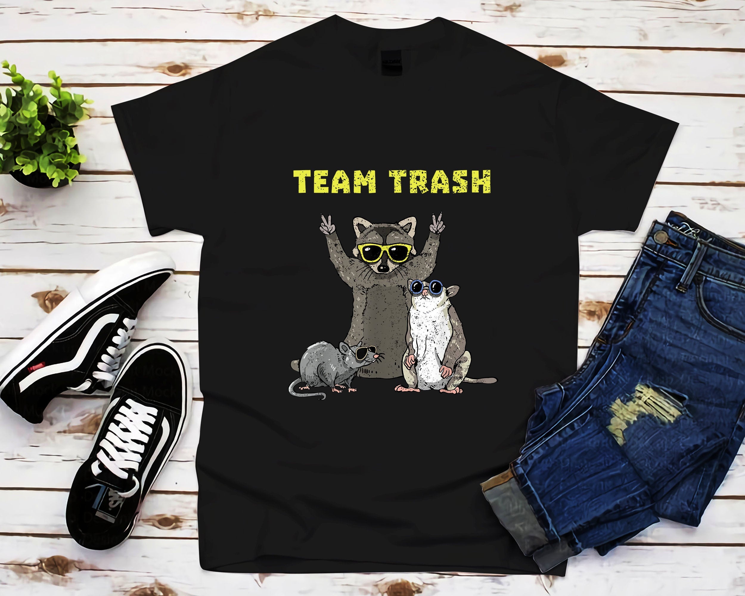 Team Trash Animal Graphic Unisex T Shirt, Sweatshirt, Hoodie Size S – 5XL