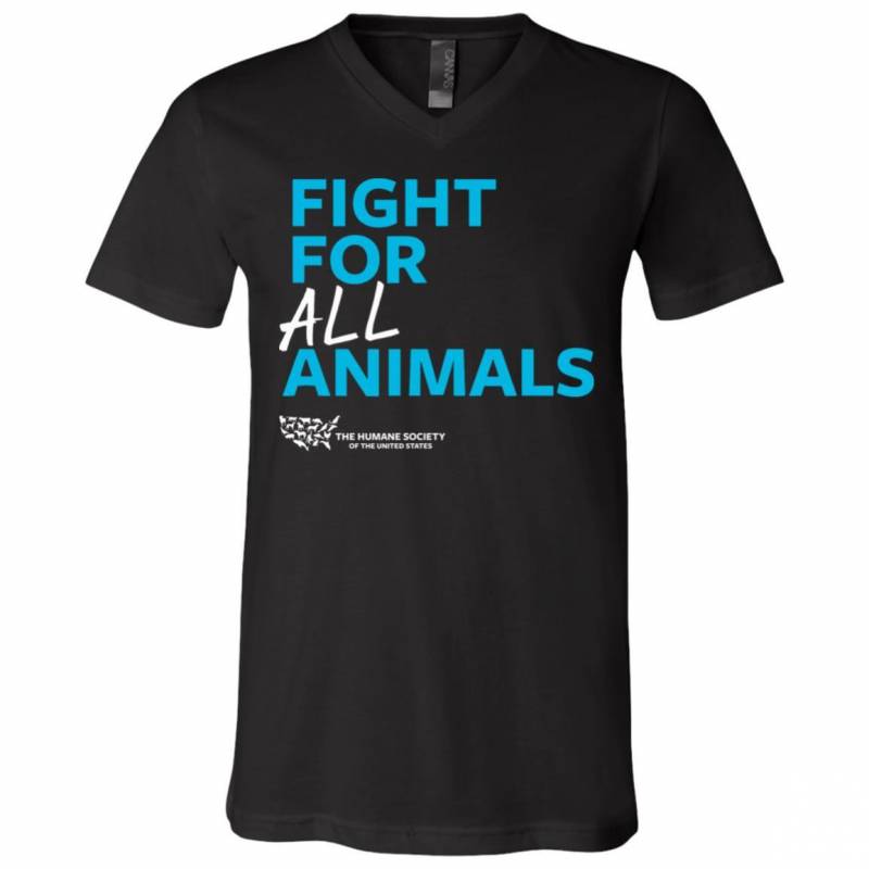 The Humane Society Of The United States Fight For All Animals V Neck T-Shirt