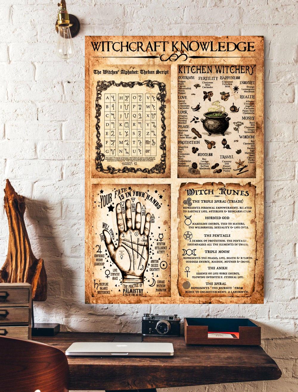 Witch Craft Knowledge Poster