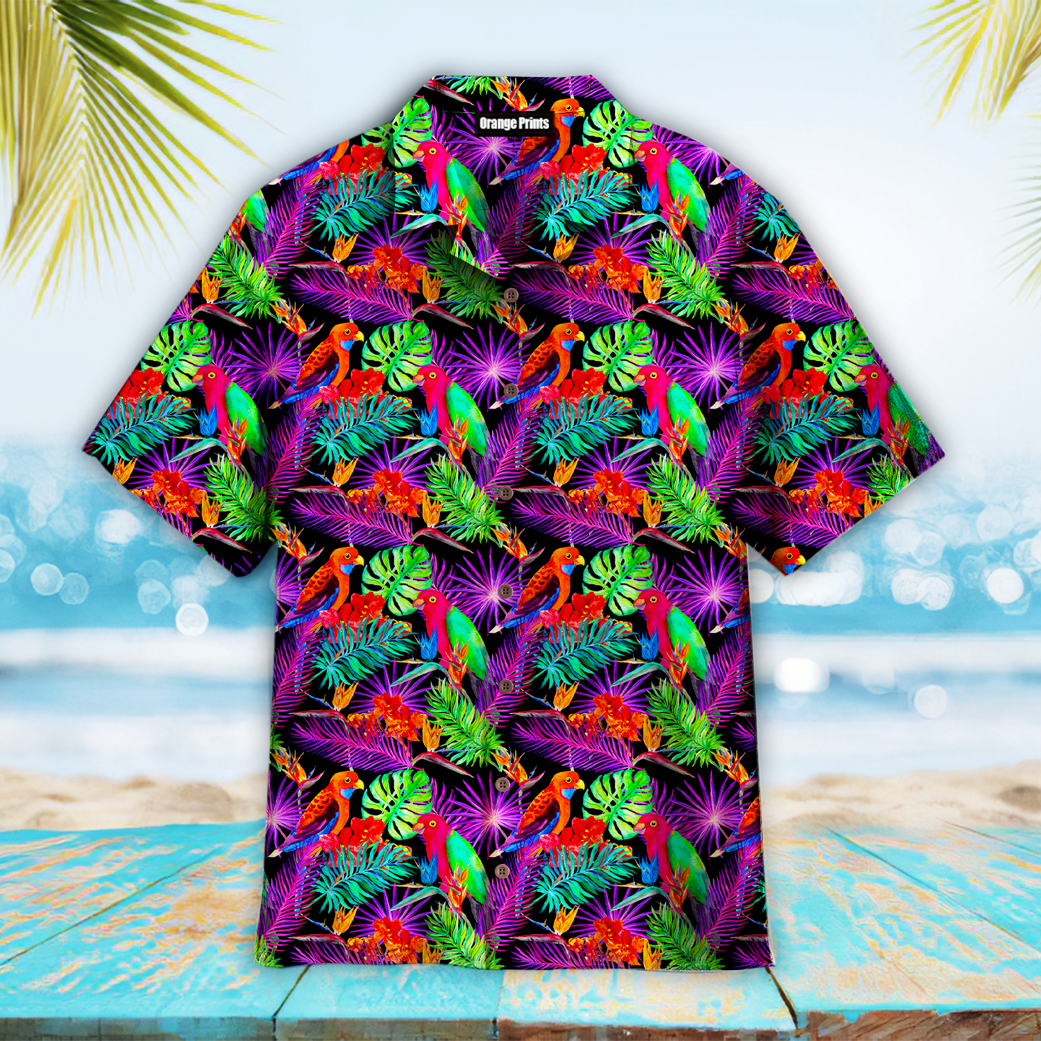 Colorful Parrot Tropical Aloha Hawaii Shirts For Men Women Ha65797