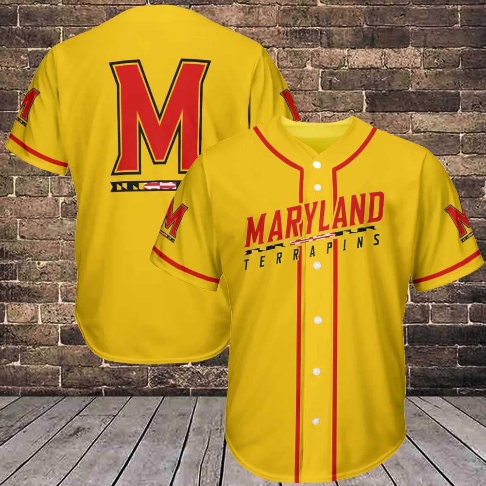 Maryland Terrapins Baseball Jersey 265