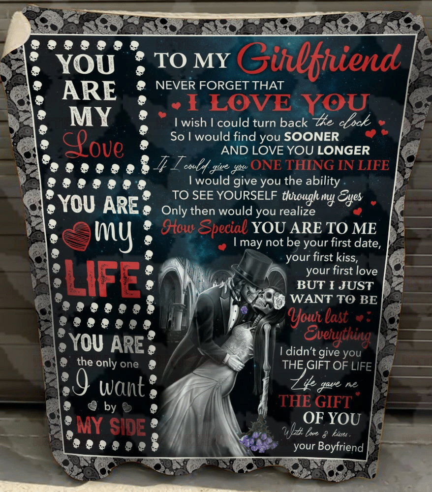 Boyfriend To Girlfriend Sherpa Blanket Never Forget That I Love You You Are My Love – Valentines Day Gifts – Valentine Gift For Boyfriend – Blanket Valentine For Boyfriend