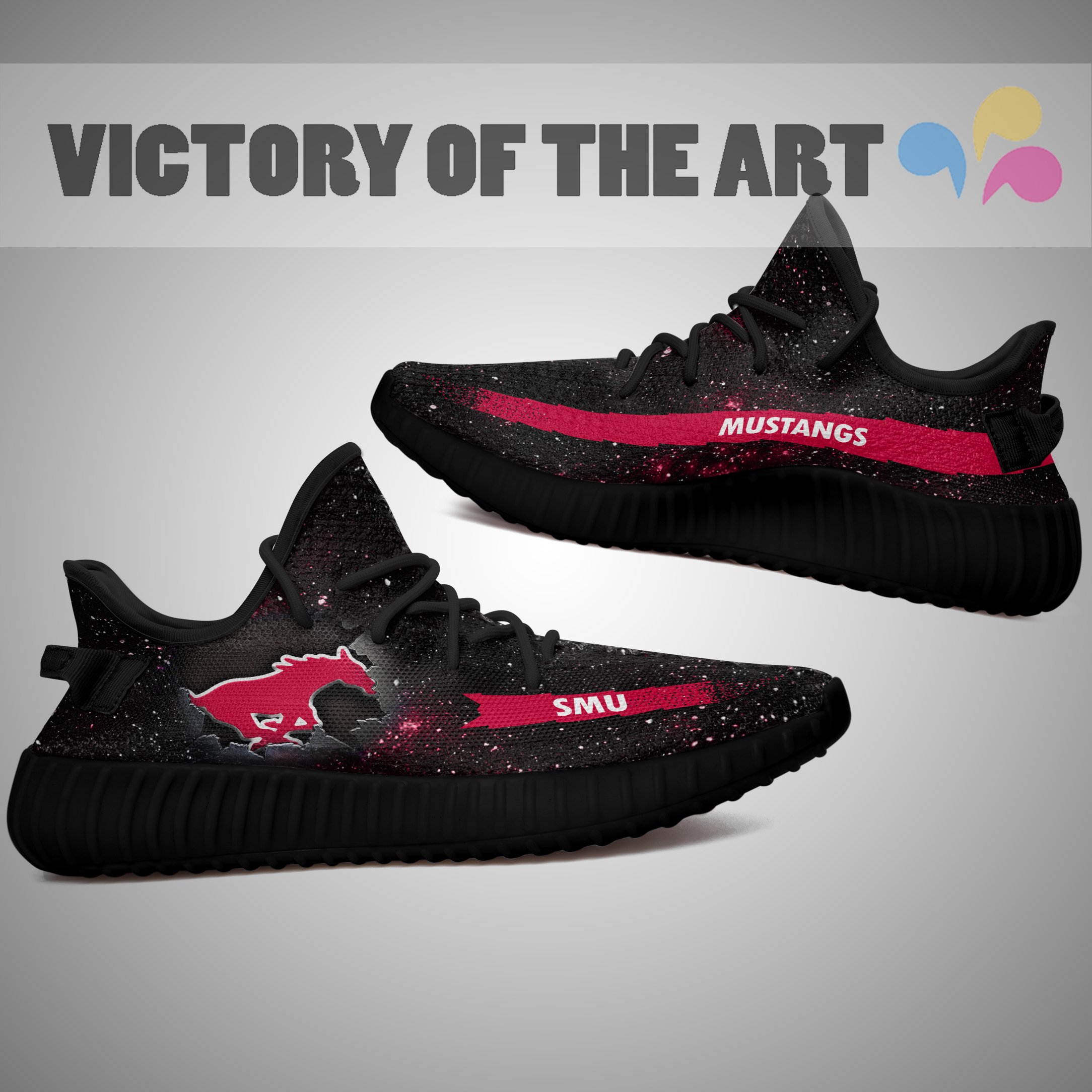 Art Scratch Mystery Smu Mustangs Shoes Yeezy