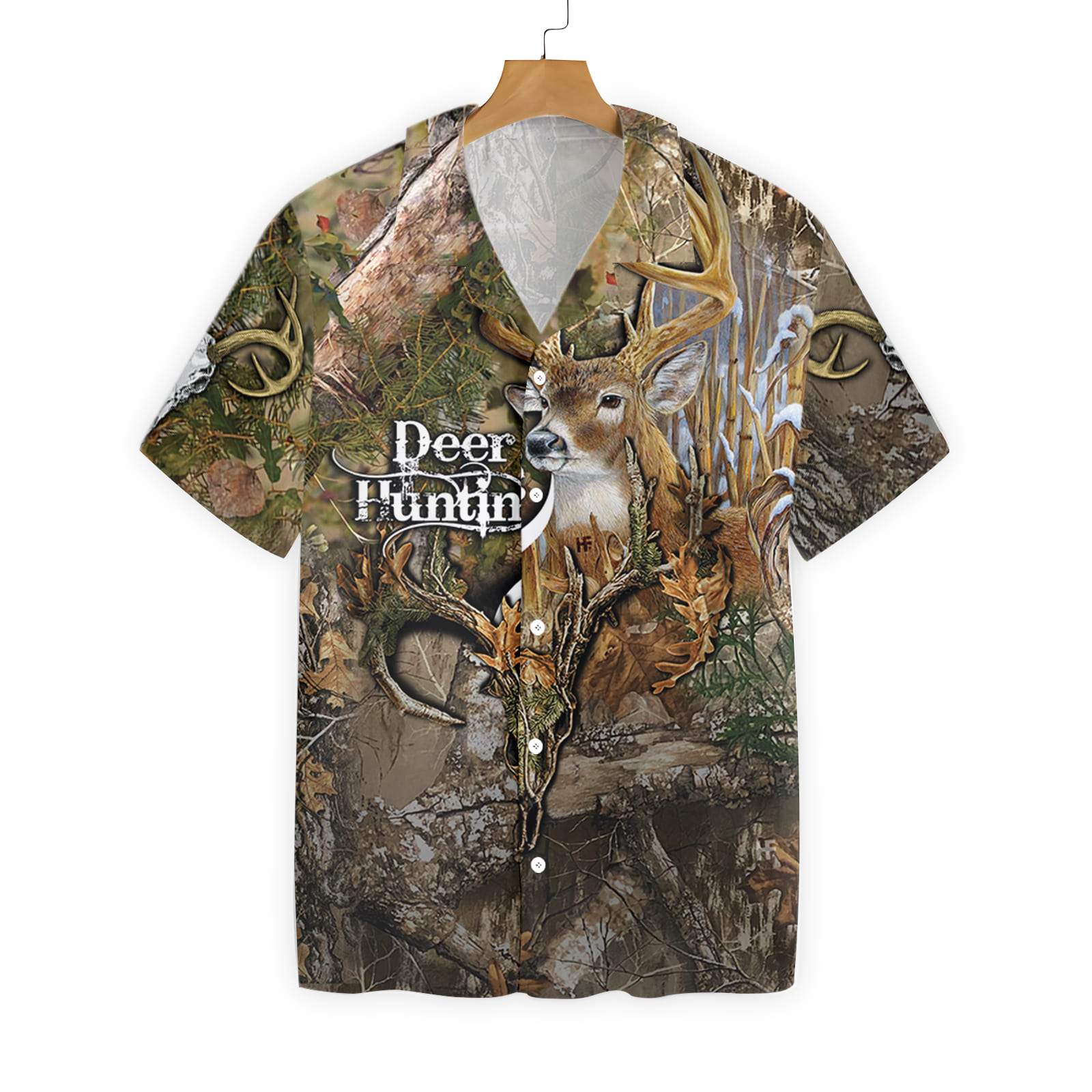 Hunting Shirt Aloha Deer In Forest Hawaii Ha95433