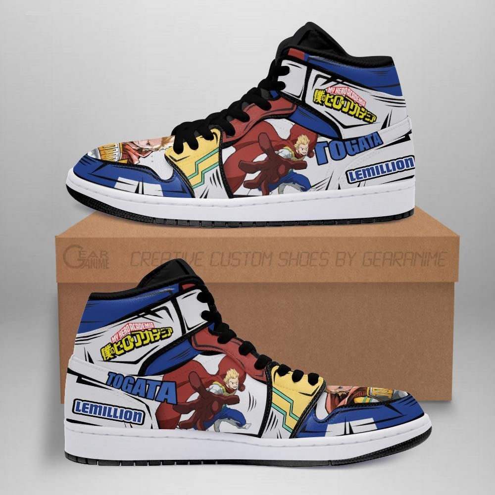 Lemillion Mirio Custom My Hero Academia Anime Mn05 Air Jordan Shoes Sport Sneakers