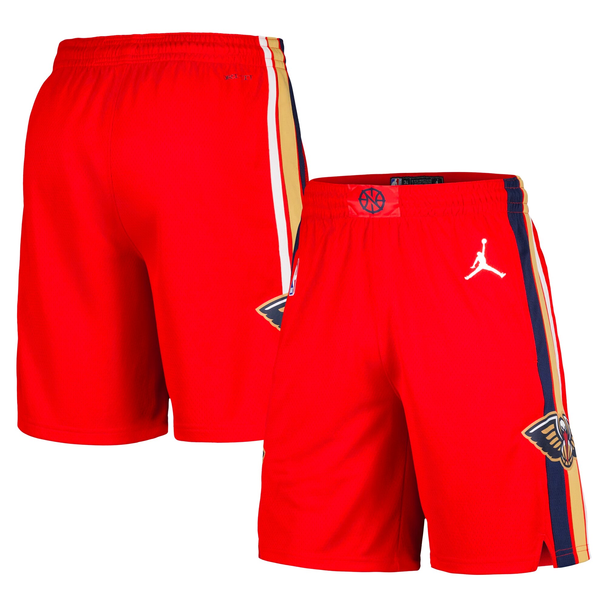 New Orleans Pelicans Jordan Statement Swingman Shorts – Custom – Mens 2