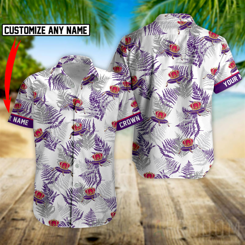 Personalized Tropical Basic Crown Royal Hawaii Shirt Ha34143