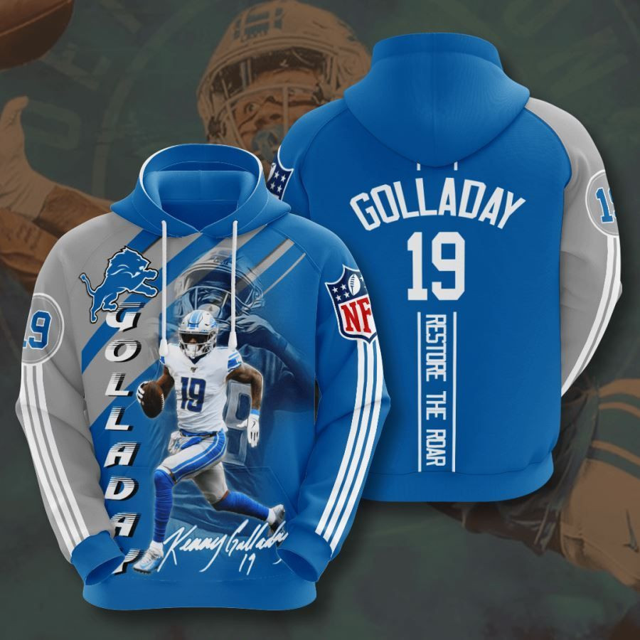 Detroit Lions Fans 3D All Over Designed Hoodie Gifts For Detroit Lions Fans Detroit Lions Lovers