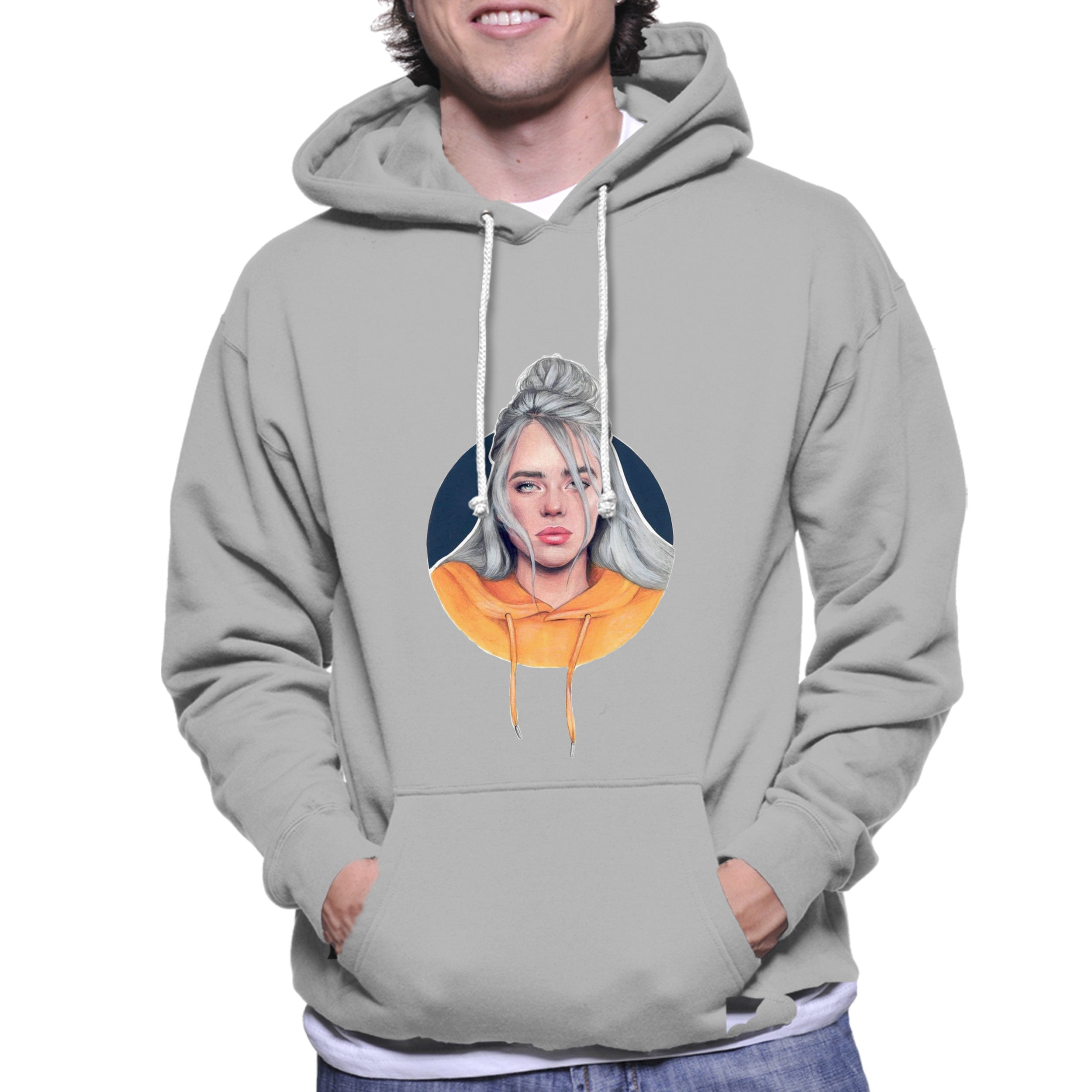 Billie Eilish Aesthetic Drawing Unisex Hoodie