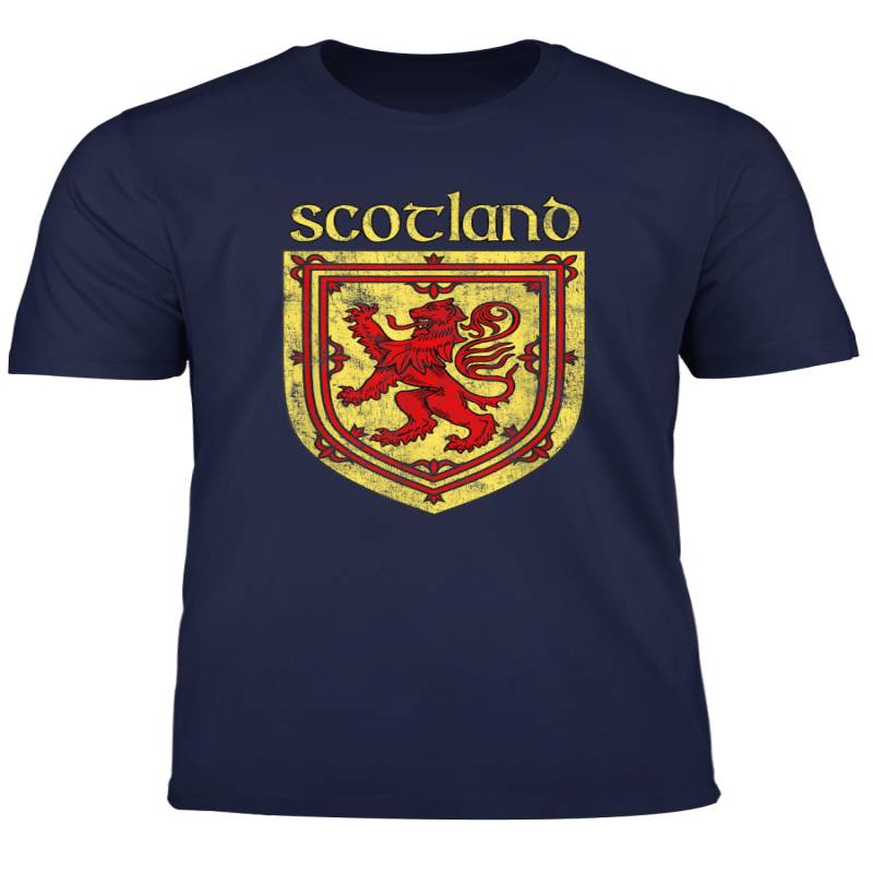 Scottish Rampant Lion T Shirt Scotland Coat Of Arms Shirts