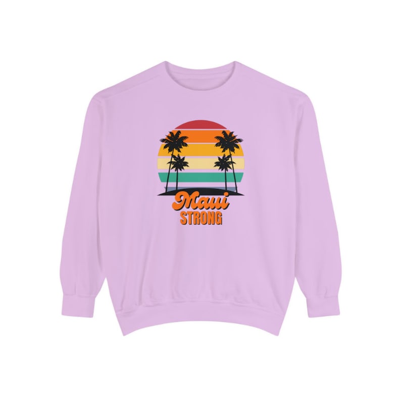 Maui Strong Sweatshirt, Support Maui Vacation Sweatshirt, Tropical Sweatshirt, Hawaii Sweatshirt, Maui Shirt Sws1942