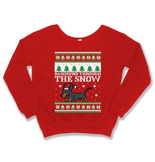 Ugly Christmas Sweater – Dachshund Sweater – TEP-551