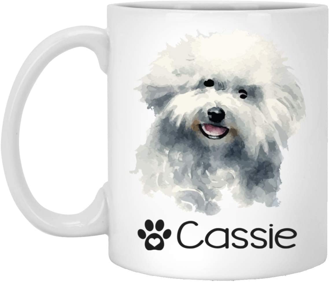 Personalized Bolognese Dog Mug – Pet Owner Gifts For Women – Gifts For Dog Lover – Bolognese Mom Dad Mugs – Dog Cups 15Oz