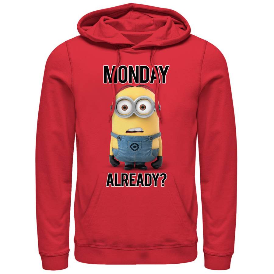 Despicable Me Men’s Minion Monday Already  Lightweight Hoodie