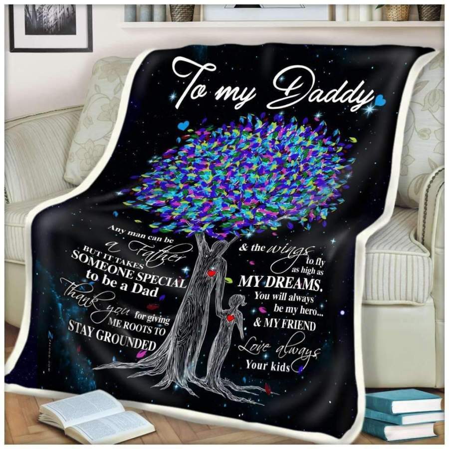 Blanket Gift For  Dad It Takes Someone Special To Be Father