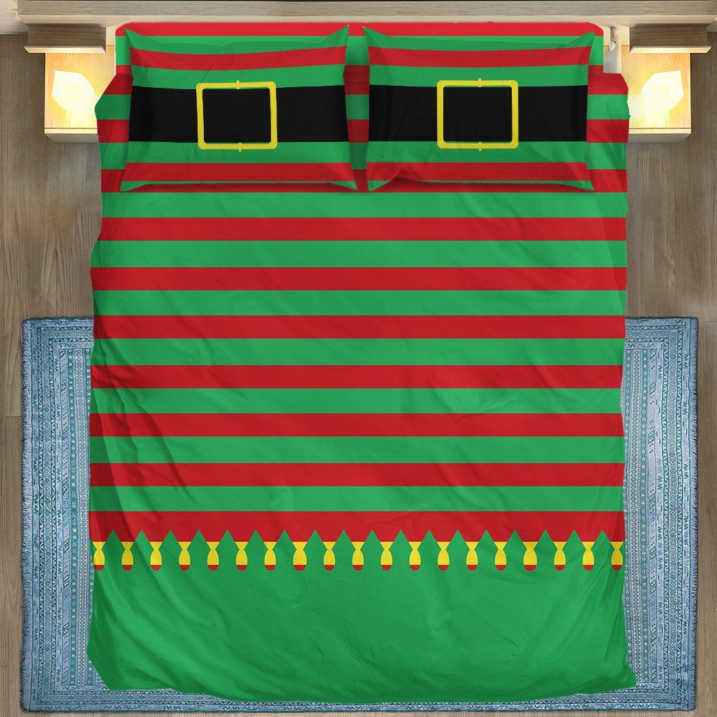 Casespring 3D Christmas Elf Outfit Custom Bedding Set