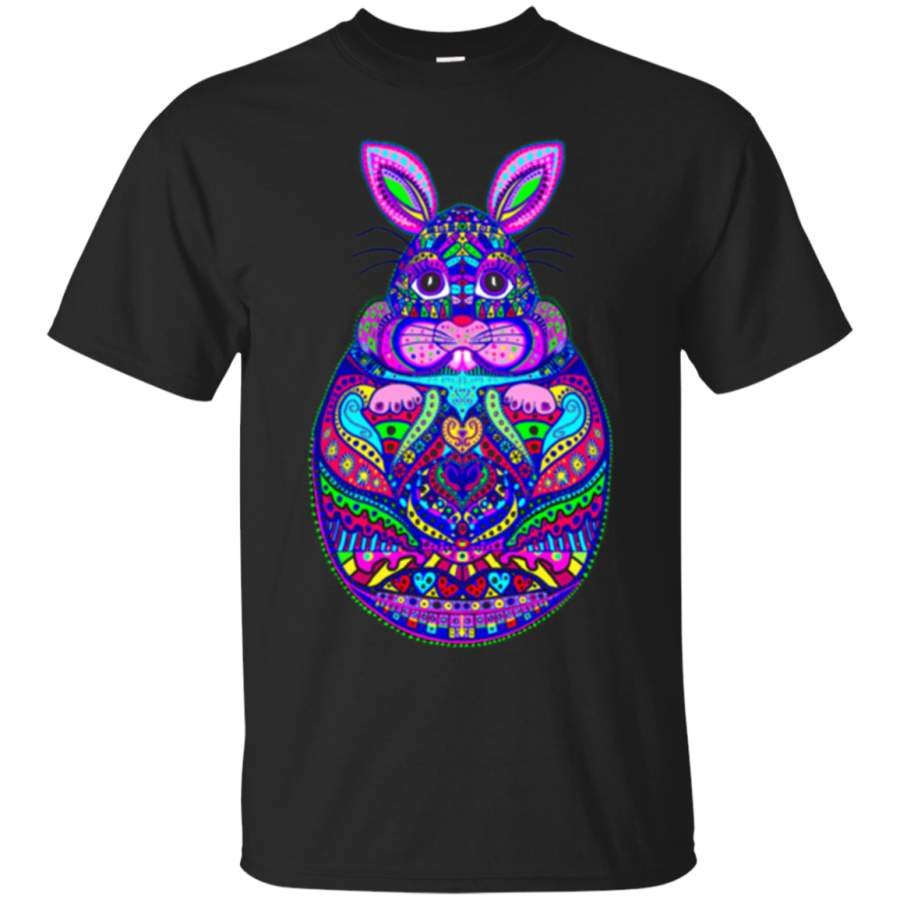 Bunny Easter Egg Shirt in Jewel Tones