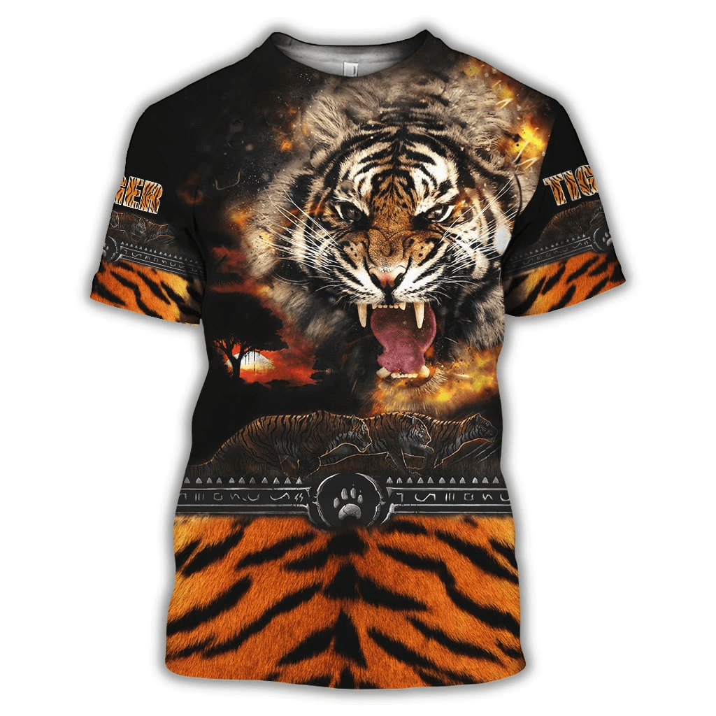 Amazing Tiger 3D T-Shirt #Kv