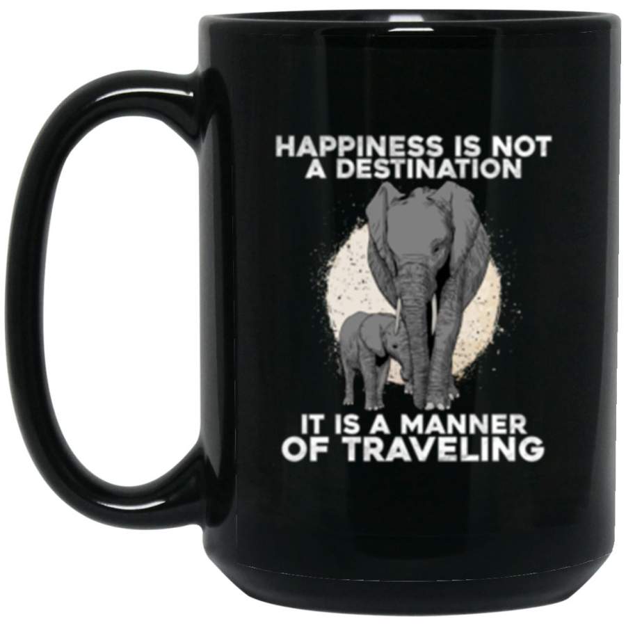 Elephant Travel Mug 15oz (2-sided)