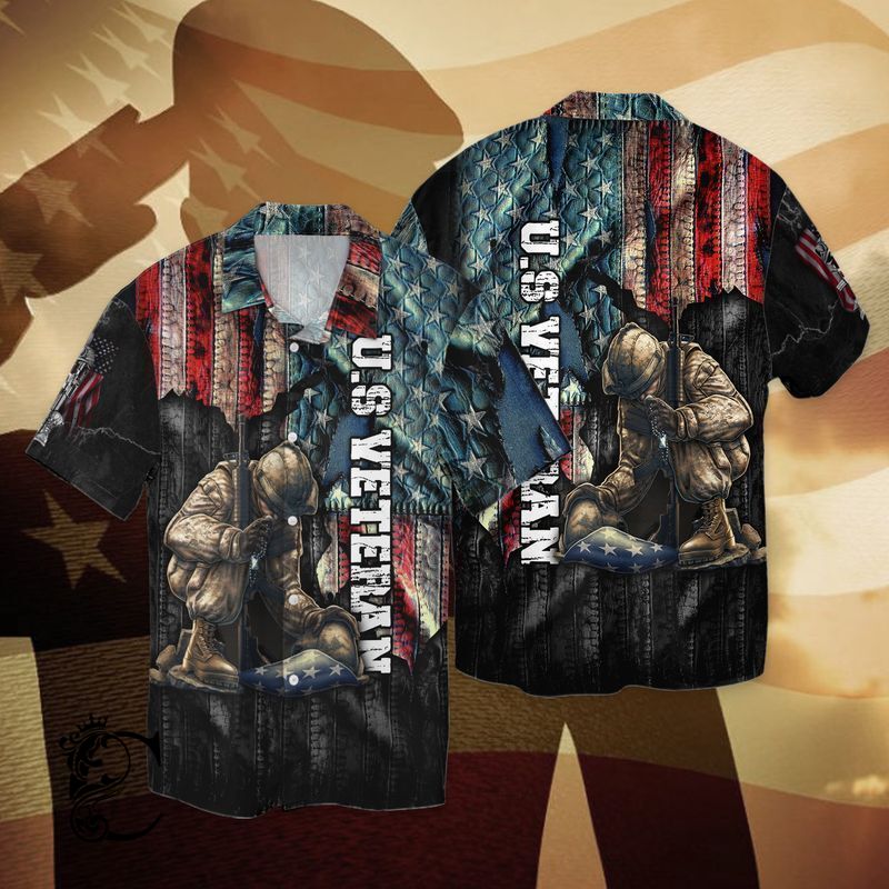 Us Veterant 3D Hawaiian Shirt