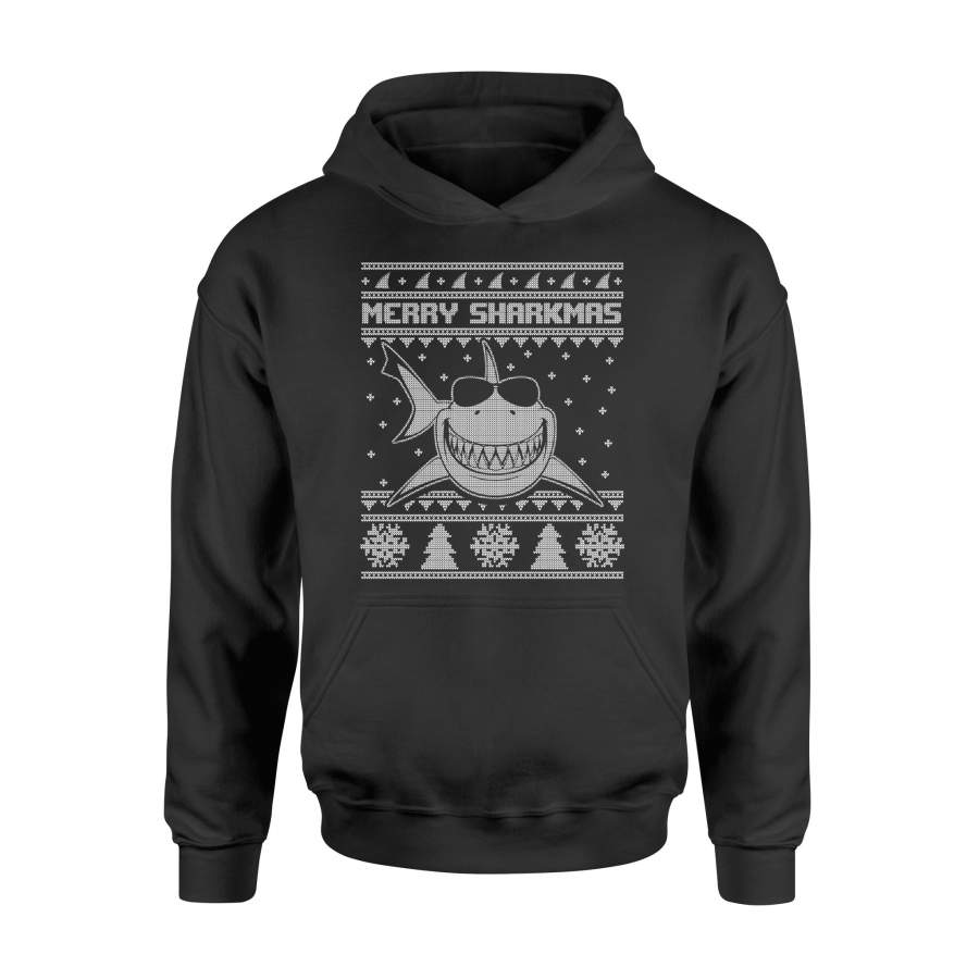 Christmas – Shark – Merry Sharkmas Hoodie