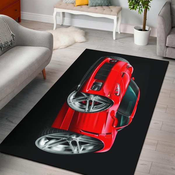 Chevrolet Corvette Area Rug Home And Living Decor