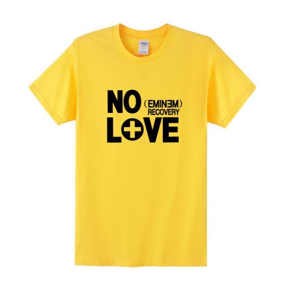 Summer Style T Shirt Men No Love T Shirts Short Sleeve Cotton Hip Hop T-shirt Boy Tops Tee