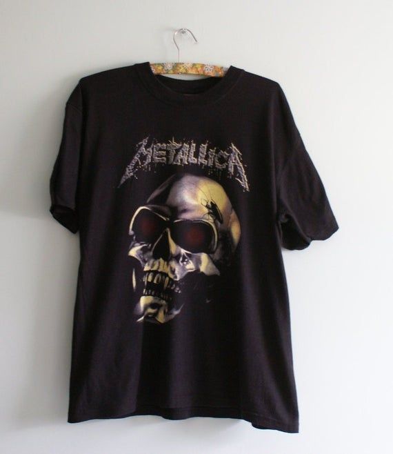 Metallica Unique Vintage Shirt Skull Bug Rare Metallica Shirt Vintage Band Shirt Pushead Shirt James Hetfield Shirt