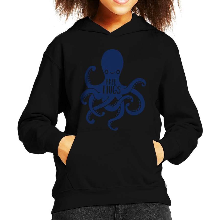 Octopus Free Hugs Kid’s Hooded Sweatshirt