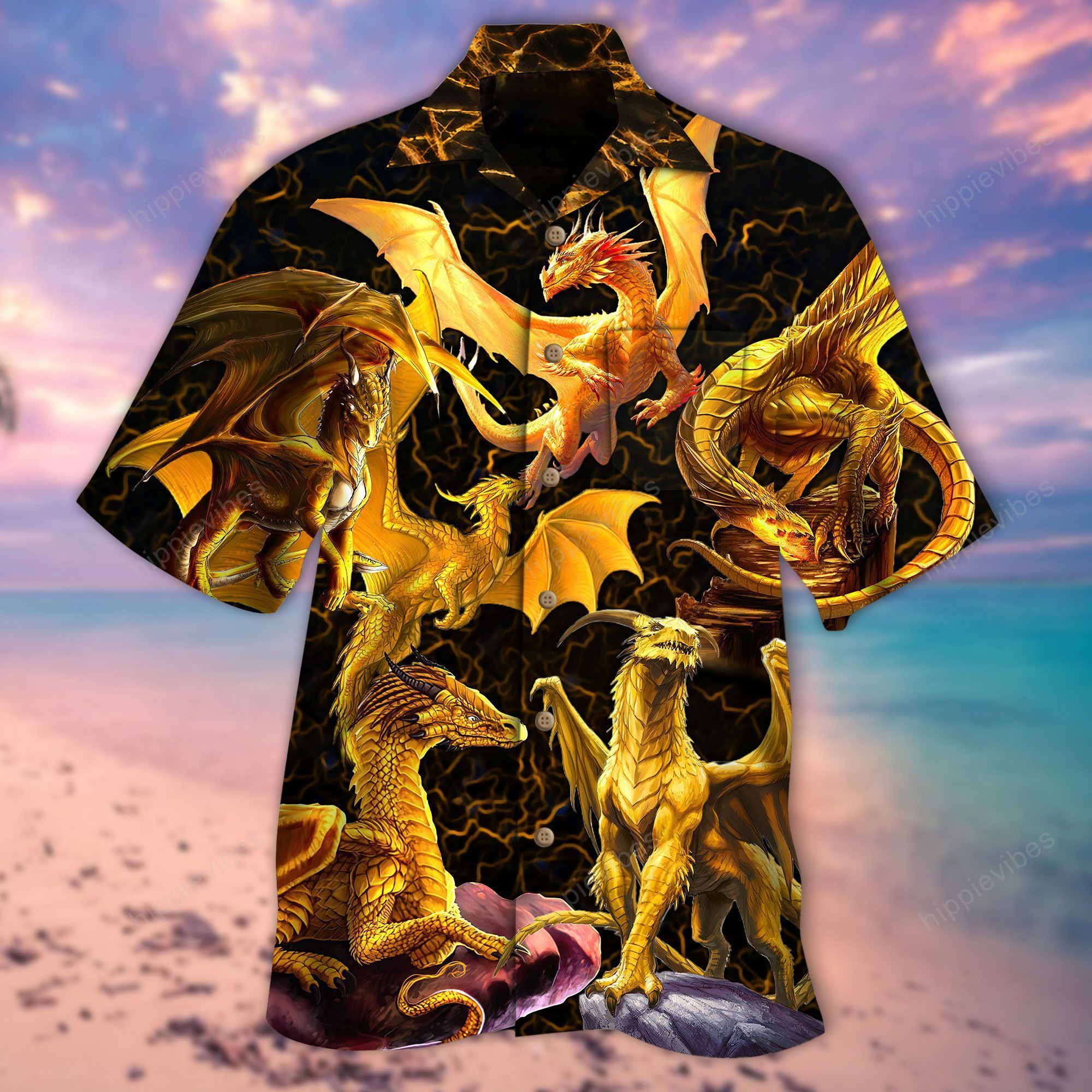 Golden Dragon Mystery Hawaii Shirt Re Ha60030