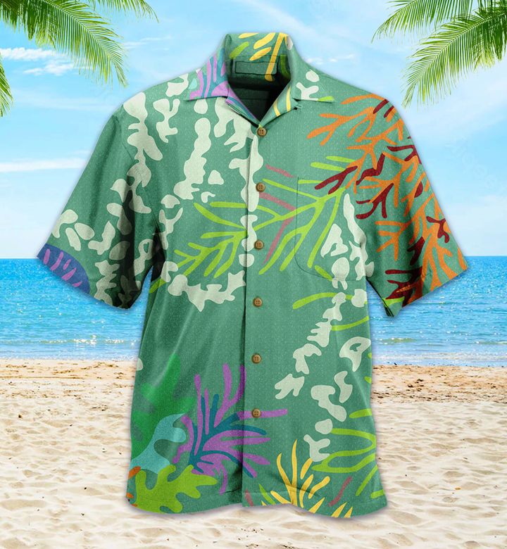 Coral Reef Colorful Hawaii Shirt Ha31962