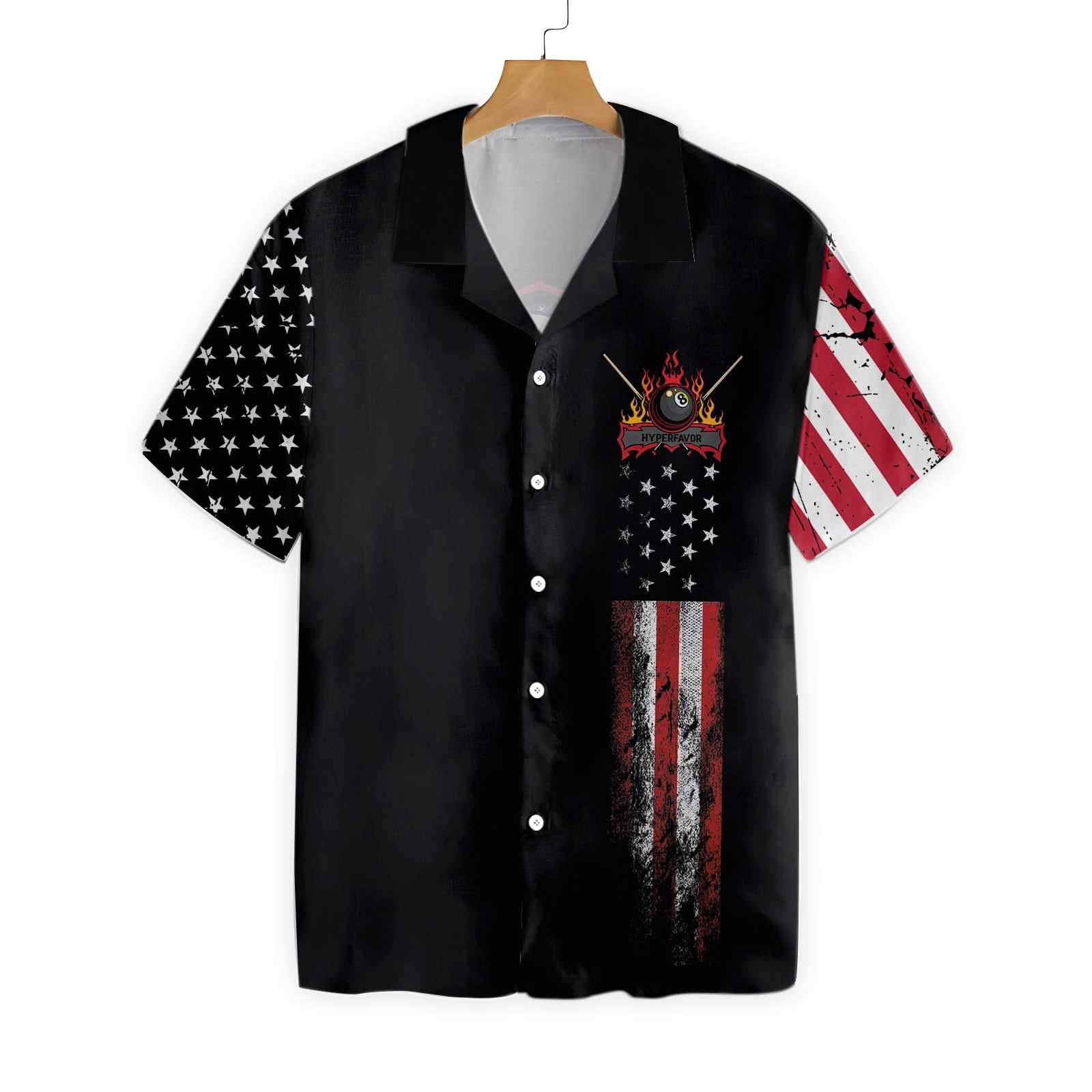 Billiards Eagle American Flag Hawaii Shirt Ha14334