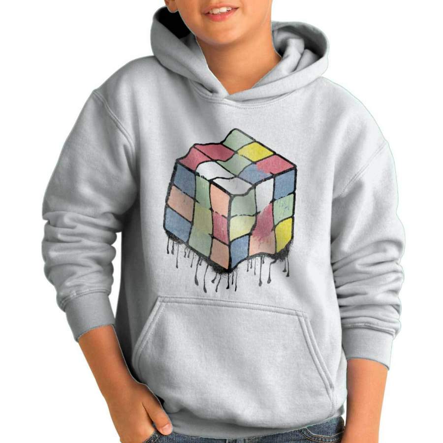 Vintage Rubiks Youth Hoodie