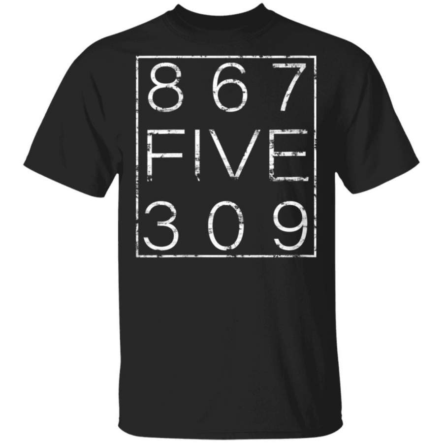 8675309 Nostalgic and Funny 80s 90s V-Neck Coffee Mug Unisex Men Women Tshirt