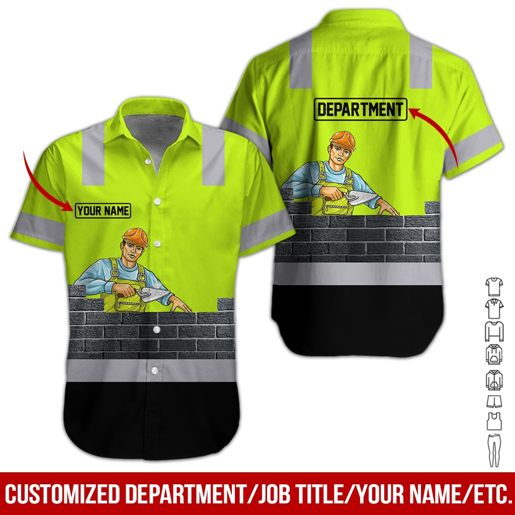 Heavy Equipment Workwear Custom Name Hawaii Shirt For Men Women Ha60739