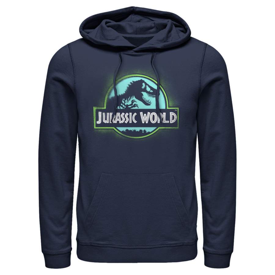 Jurassic World: Fallen Kingdom Men’s T. Rex Spray Paint Logo  Lightweight Hoodie