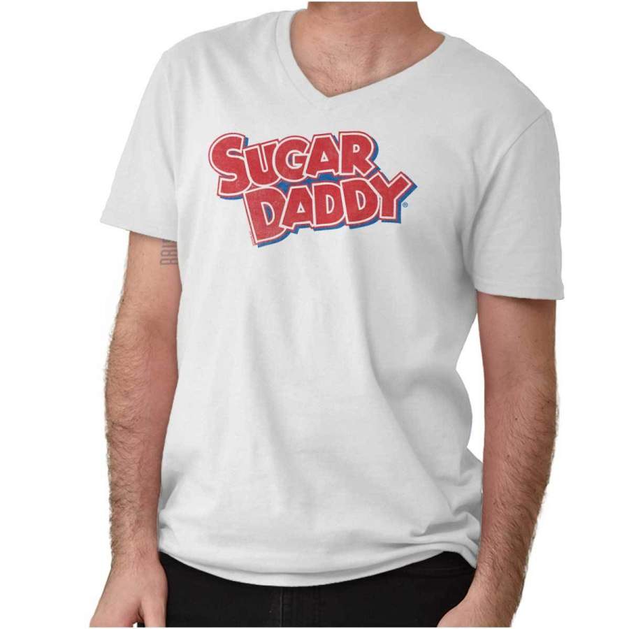 Vintage Sugar Daddy V-Neck T Shirt