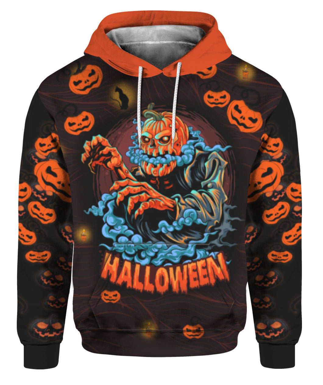Oragontee Amazing Pumpkin Halloween 3D All Over Print | For Men & Women | Adult | Ht3401