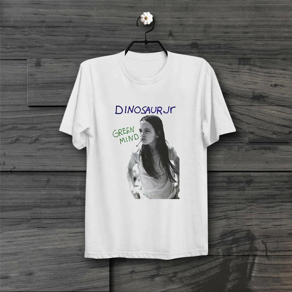 Vintage Dinosaur Jr Green Mind Retro Smoking Girl T-Shirt S-3XL