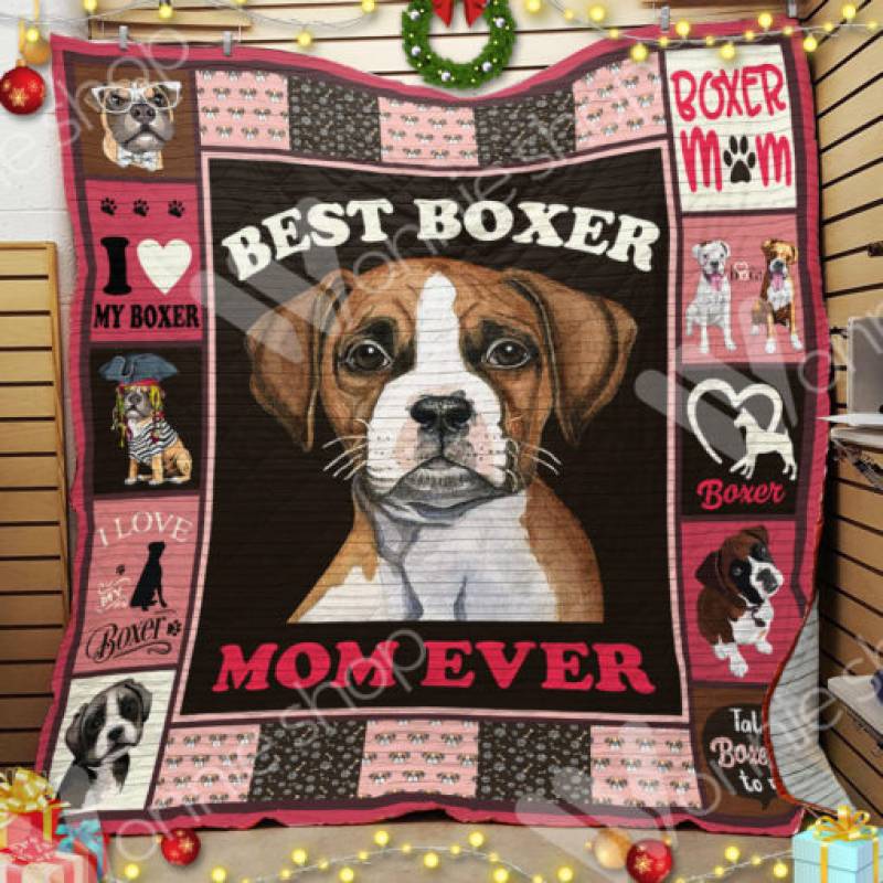 Boxer Dog Mom Blanket OCT1502 70O57