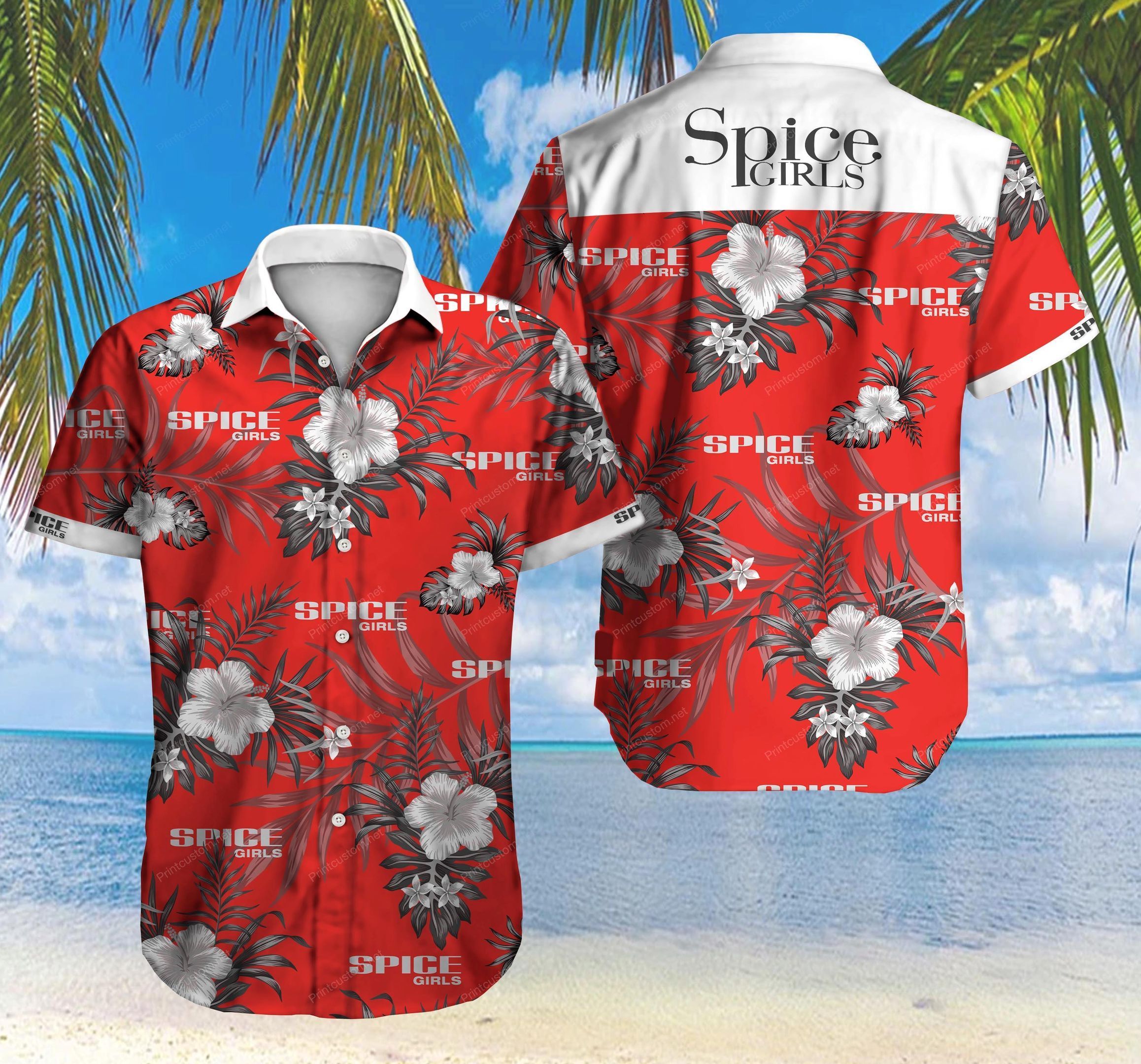 Spice Girls Hawaiian Shirt Ver 3 Summer Button Up For Men Beach Wear Short Sleeve Hawaiian Ha104364