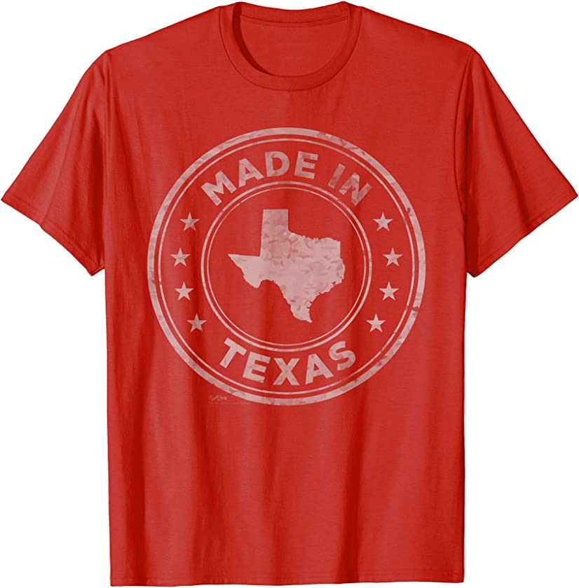 Vintage Made In Texas State T Shirt