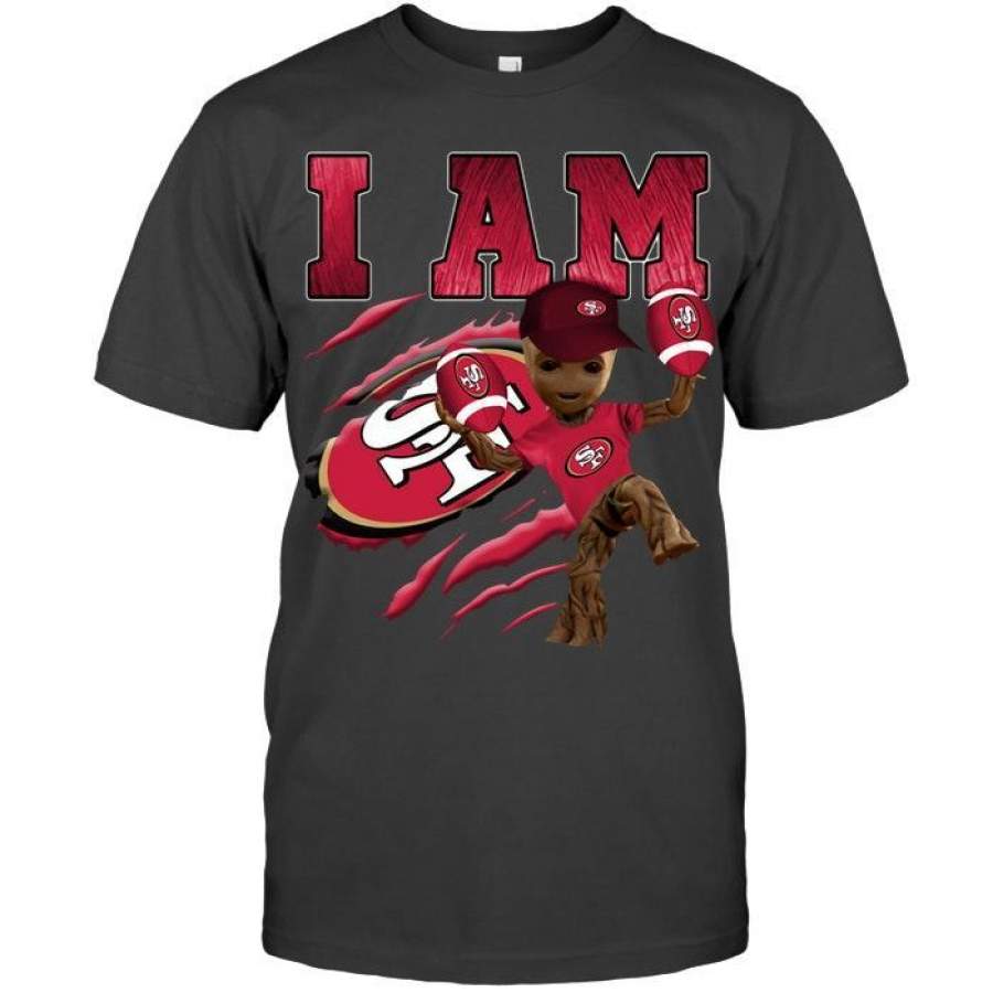 I Am Groot Loves San Francisco 49ers Fan T Trending T Shirt